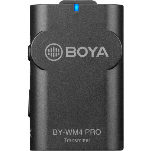 Boya By-Wm4 Pro-K2 Portable 2.4G Wireless Microphone, Black Boya By-Wm4 Pro-K2 Portable 2.4G Wireless Microphone, Black